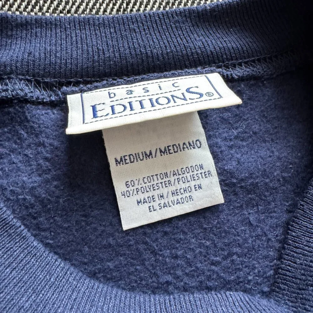 Cute Ugly Xmas Sweater Vintage Basic Editions - Picture 5 of 13